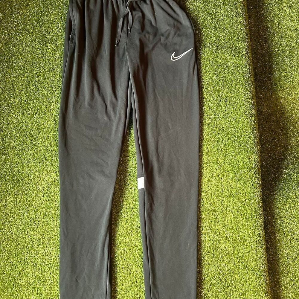 Nike Men's Black and Grey Joggers-tracksuits